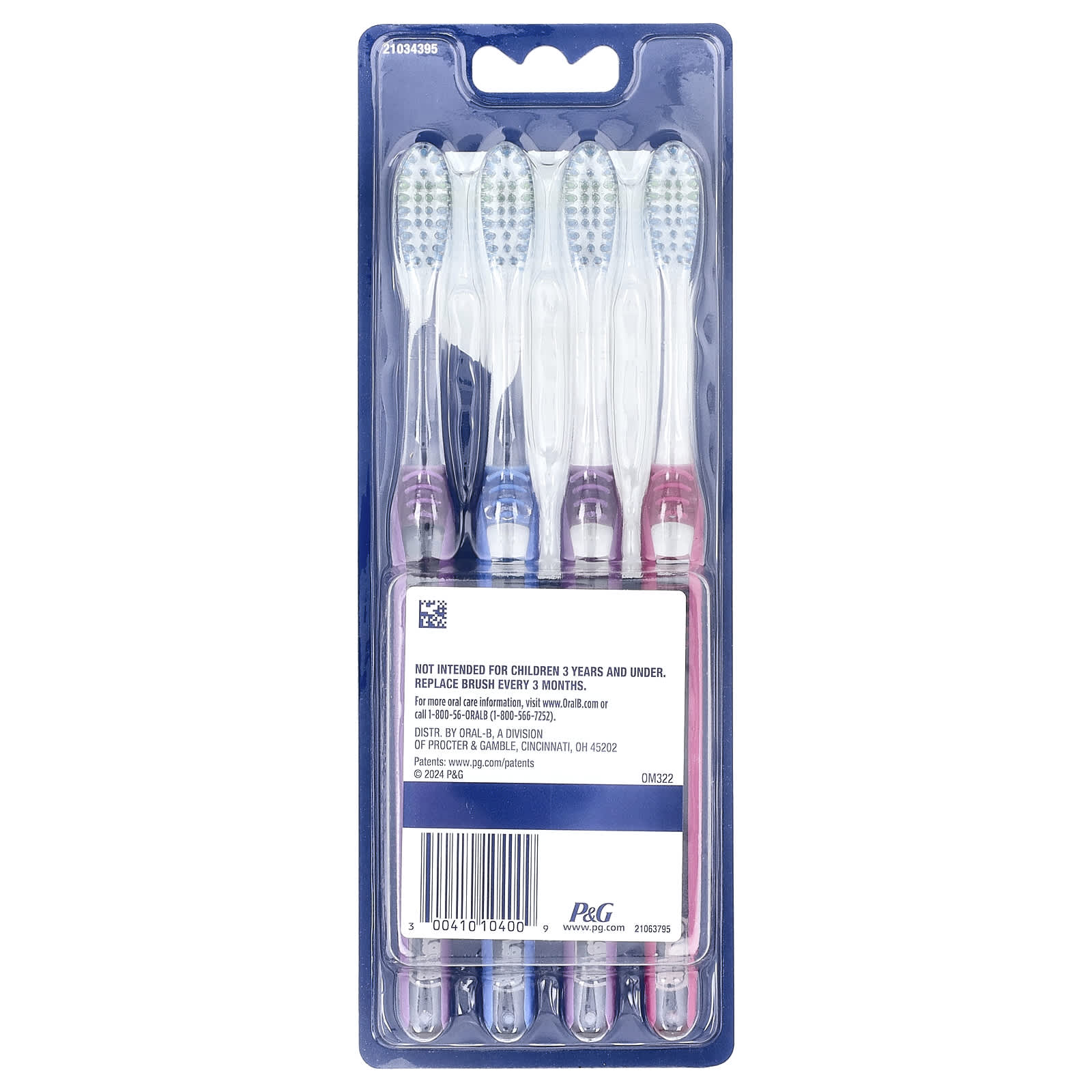 Зубная щётка Oral-B Advanced Clean . Soft, набор из 4 шт. — фото 4