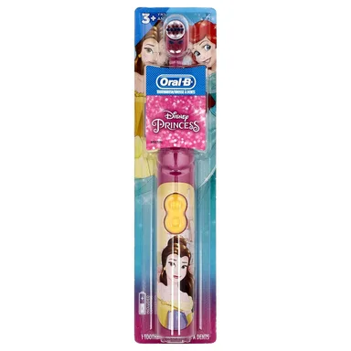 Фото товара: Детская зубная щётка Oral-B Battery Power Soft 3+ Years Disney Princess, 1 шт.