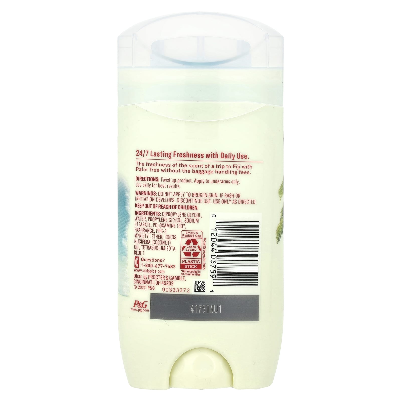 Дезодорант Old Spice Fiji with Palm Tree, 85 г — фото 2