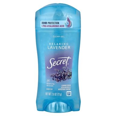 Антиперспирант Secret Clear Gel /Deodorant Stick Relaxing Lavender, 73 г, стик