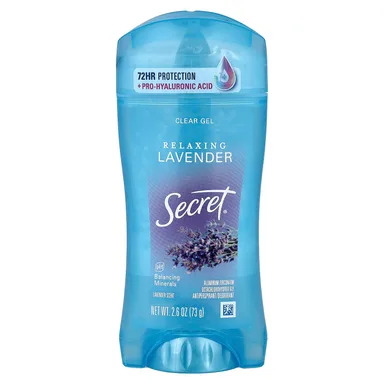 Фото товара: Антиперспирант Secret Clear Gel /Deodorant Stick Relaxing Lavender, 73 г, стик