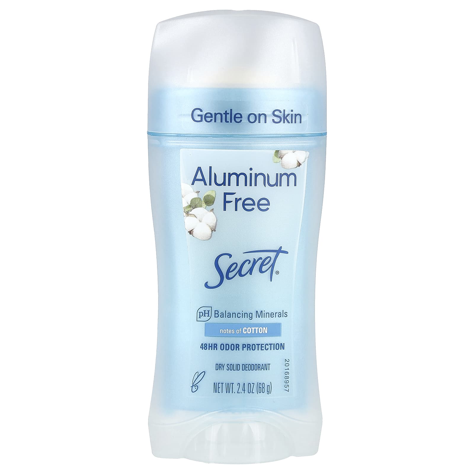 Дезодорант Secret Aluminum Free, оттенок Cotton, 68 г