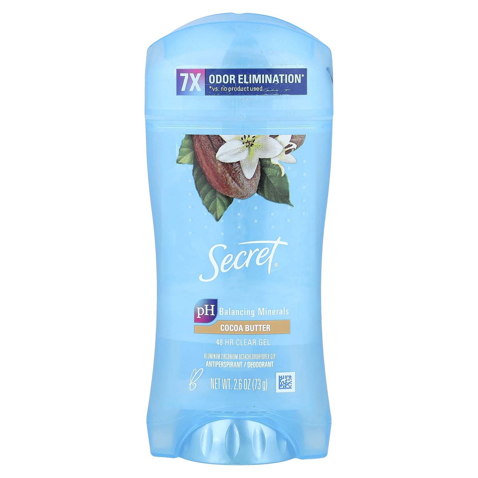 Антиперспирант Secret 48 Hour Clear Gel /Deodorant Cocoa Butter, 73 г, гель