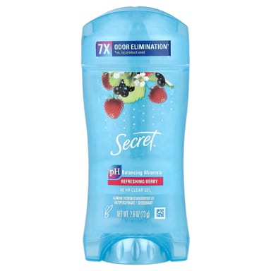 Антиперспирант Secret 48 Hour Clear Gel /Deodorant, вкус Refreshing Berry, 73 г, гель