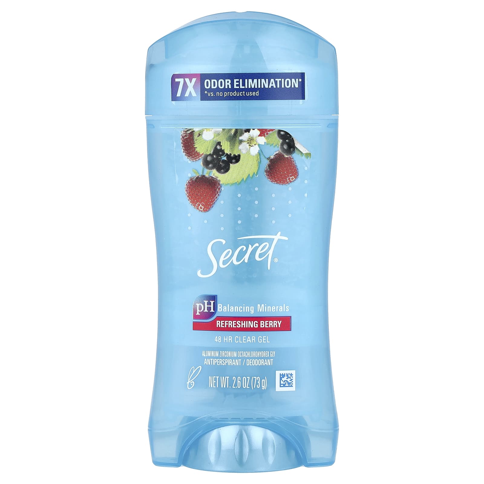 Антиперспирант Secret 48 Hour Clear Gel /Deodorant, вкус Refreshing Berry, 73 г, гель