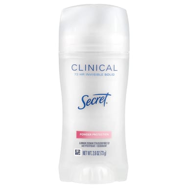 Антиперспирант Secret Clinical /Deodorant Powder Protection, оттенок 72 HR Invisible Solid, 73 г, порошок