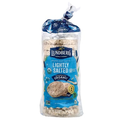 Рис Lundberg Organic Brown Cakes Lightly Salted, 241 г