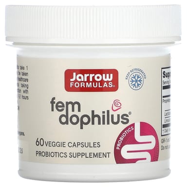Пробиотик Jarrow Formulas Fem, 5 млрд КОЕ, 60 растительных капсул