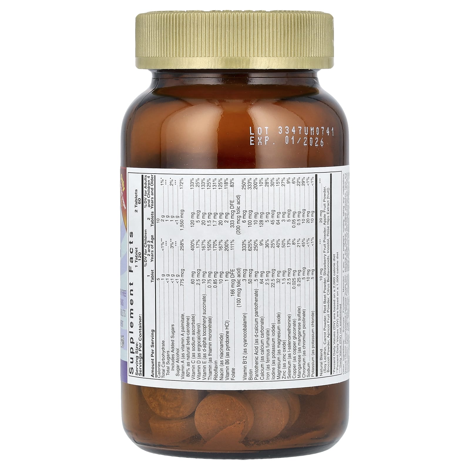 Мультивитаминно-минеральный комплекс Solgar Kangavites Complete Formula Bouncin' Berry, 120 жевательных таблеток — фото 2