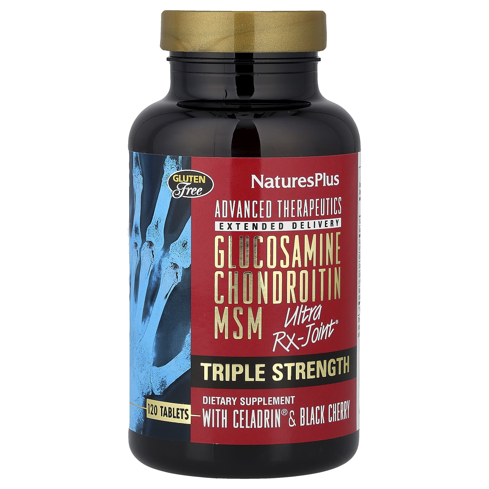 Хондроитин NaturesPlus Advanced Therapeutics Glucosamine MSM Ultra Rx-Joint®, 120 таблеток — фото 2