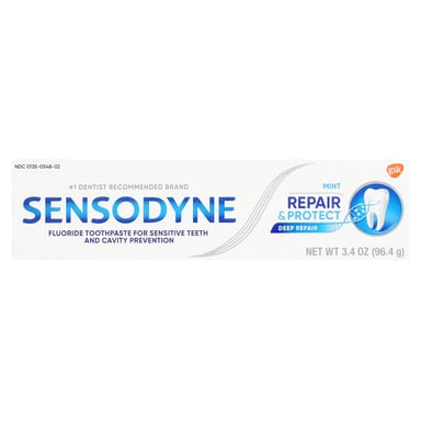 Зубная паста Sensodyne Fluoride For Sensitive Teeth, вкус Mint, 96.4 г