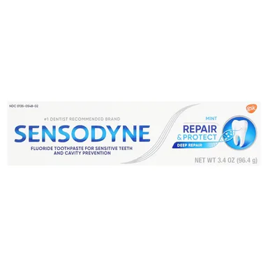 Фото товара: Зубная паста Sensodyne Fluoride For Sensitive Teeth, вкус «мята», 96.4 г