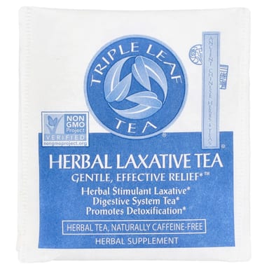 Чайные пакетики Triple Leaf Tea Herbal Laxative 20, без кофеина, 36 г