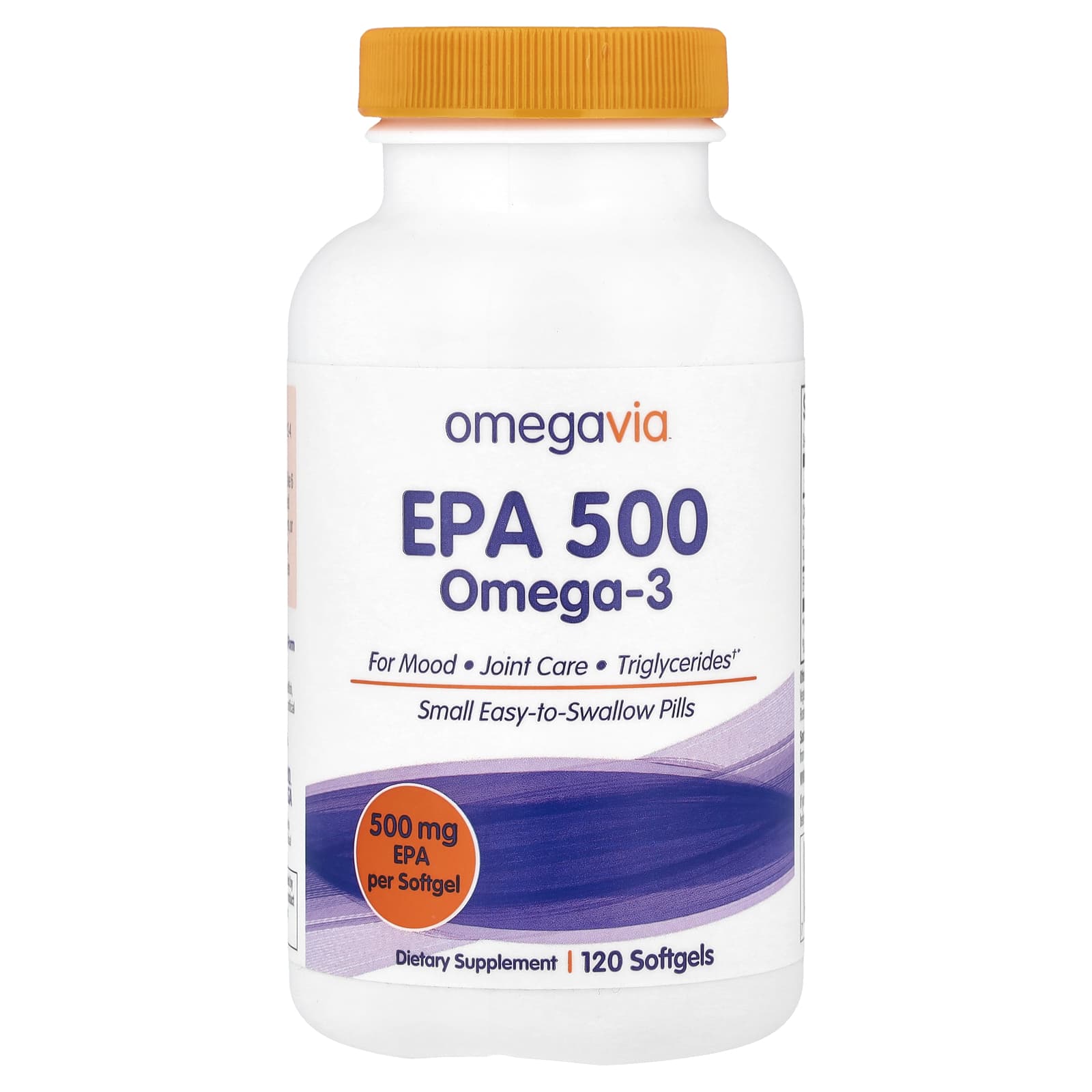 Омега-3 OmegaVia EPA 500, 500 мг, 120 мягких капсул
