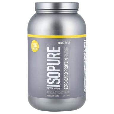 Протеиновый порошок Isopure Zero Carb, вкус Banana Cream, 1.36 кг