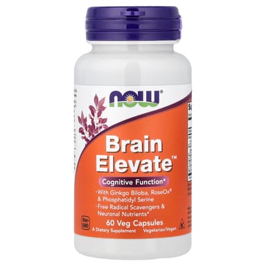 Комплекс Brain Elevate NOW Foods™, 60 растительных капсул