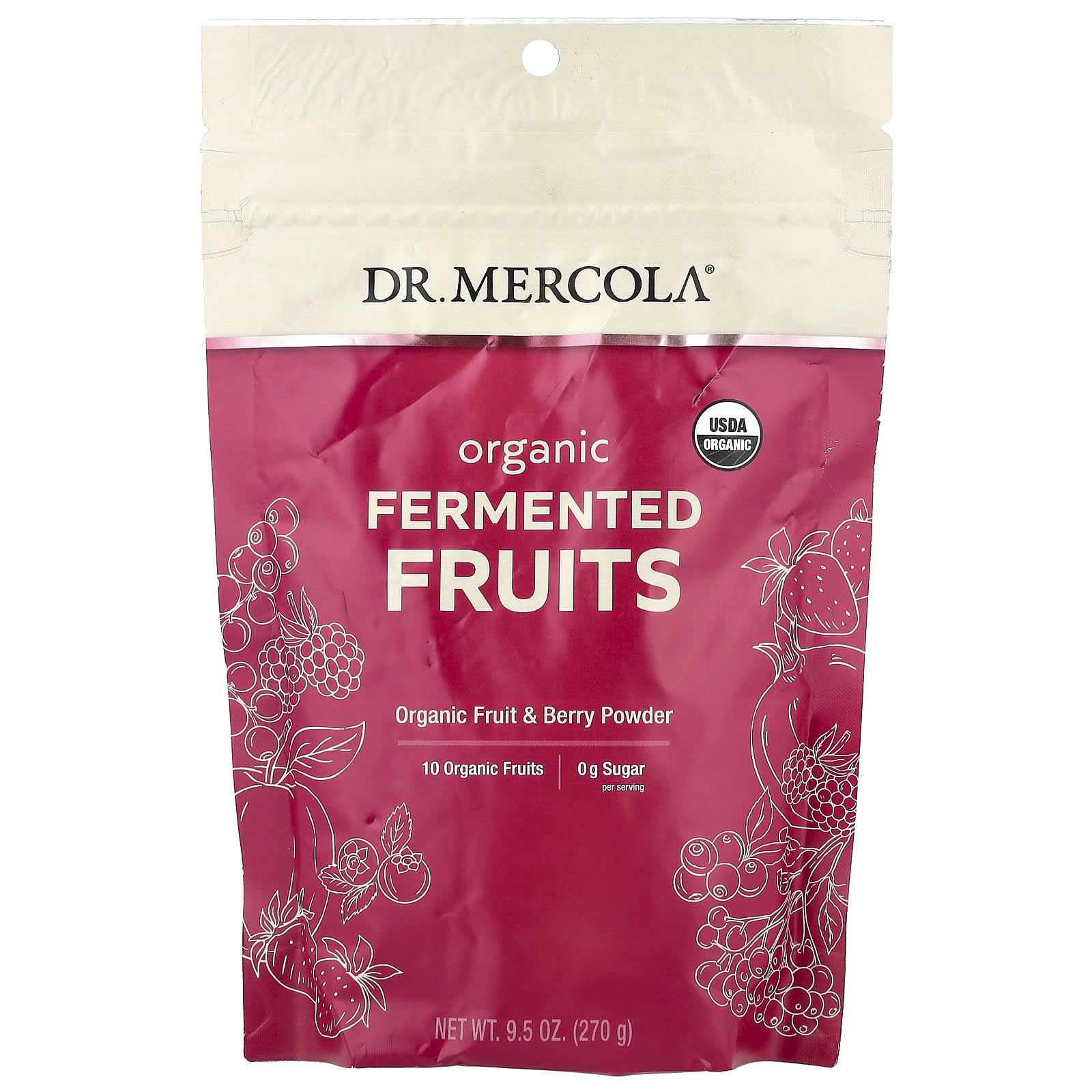 Ферментированные фрукты Dr. Mercola, 270 г