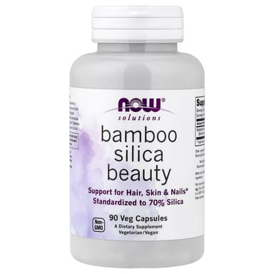 Кремний NOW Foods Solutions Beauty, 380 мг, 90 растительных капсул