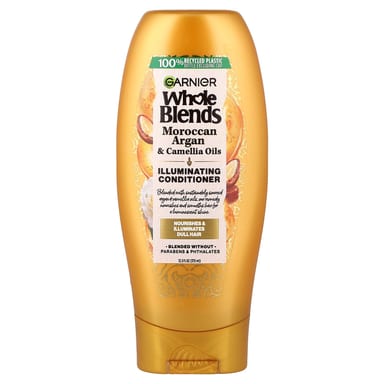 Кондиционер Garnier Whole Blends Illuminating Moroccan Argan & Camellia Oils, 370 мл