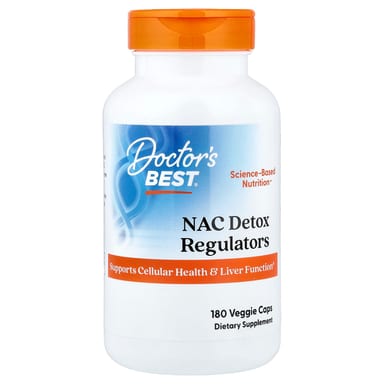 NAC Doctor's Best Detox Regulators, 180 растительных капсул