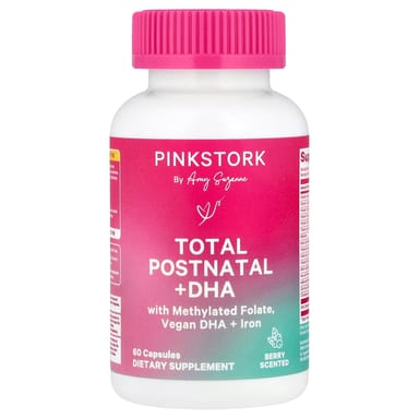 DHA Pink Stork Total Postnatal Berry, 60 капсул