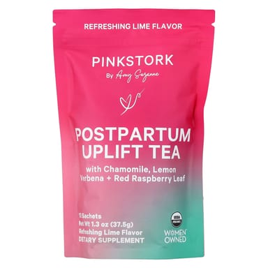 Чай Pink Stork Postpartum Uplift Refreshing Lime, оттенок 15 Sachets, 37.5 г