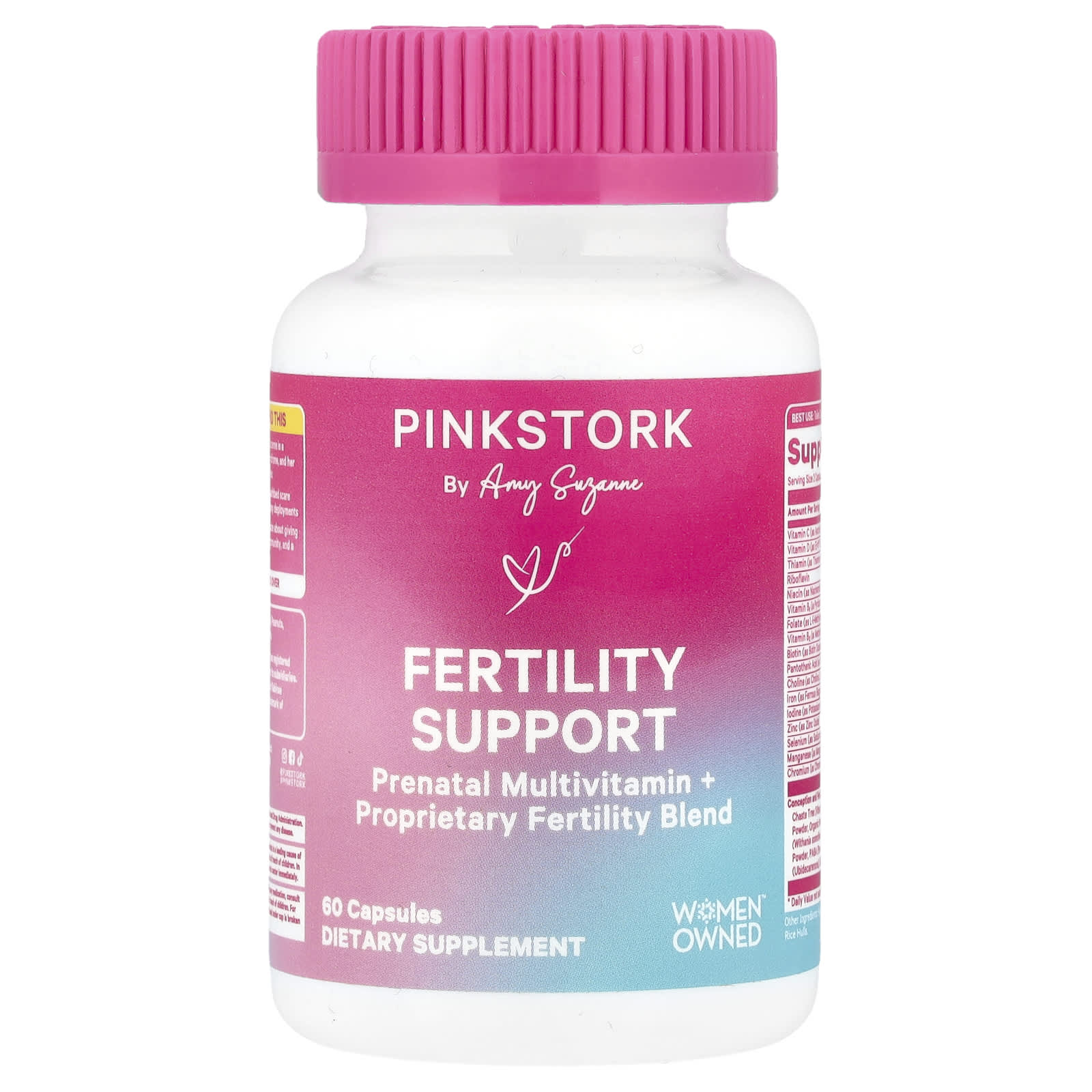 Поддержка фертильности Pink Stork, 60 капсул