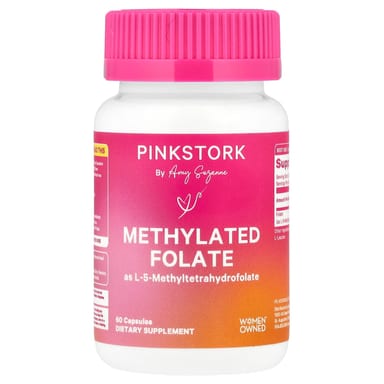 Фолат Pink Stork Methylated, 60 капсул