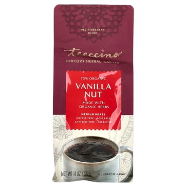 Кофе Teeccino Chicory Herbal Medium Roast, без кофеина, вкус Vanilla Nut, 312 г