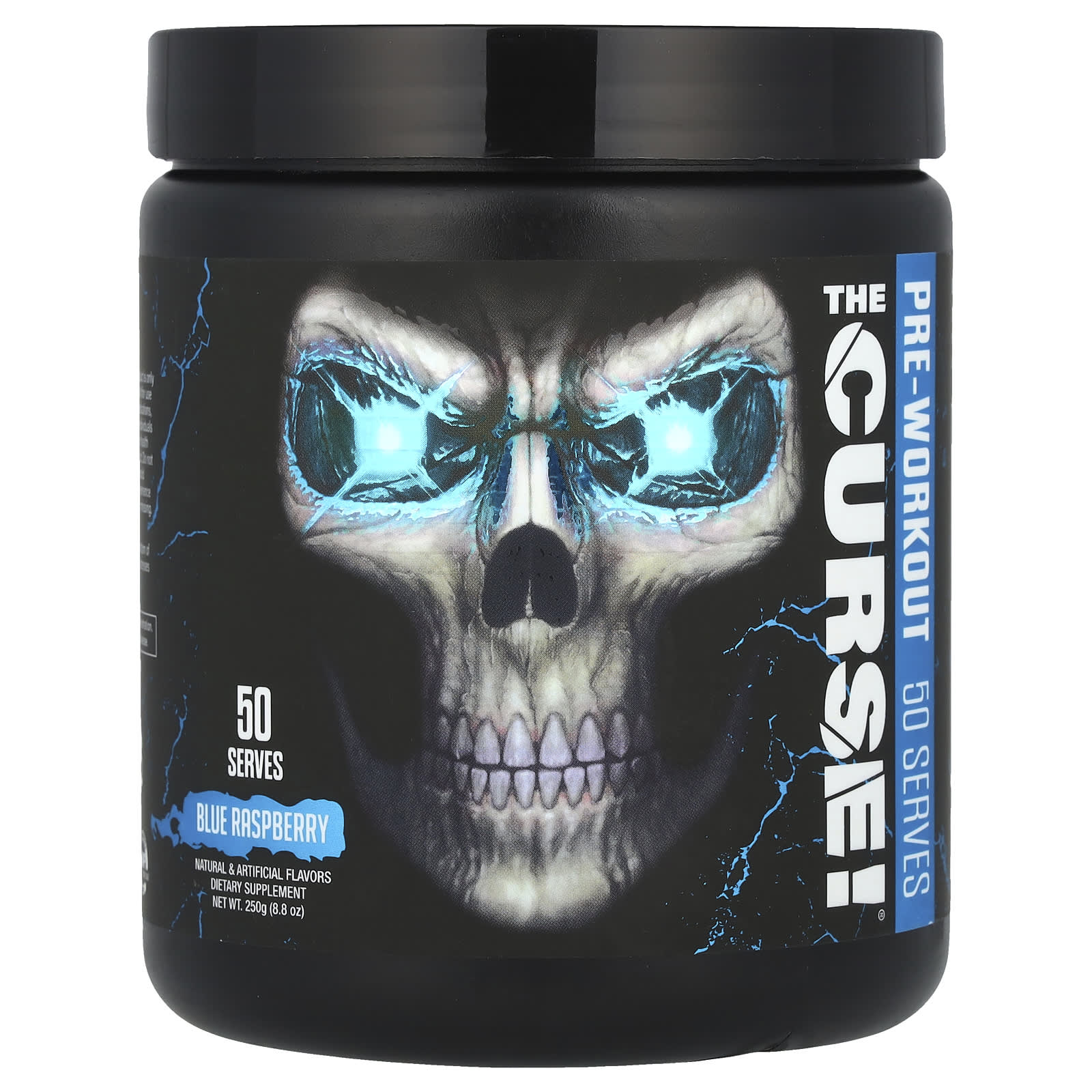Предтренировочный комплекс JNX Sports The Curse!®, вкус Blue Raspberry, 250 г