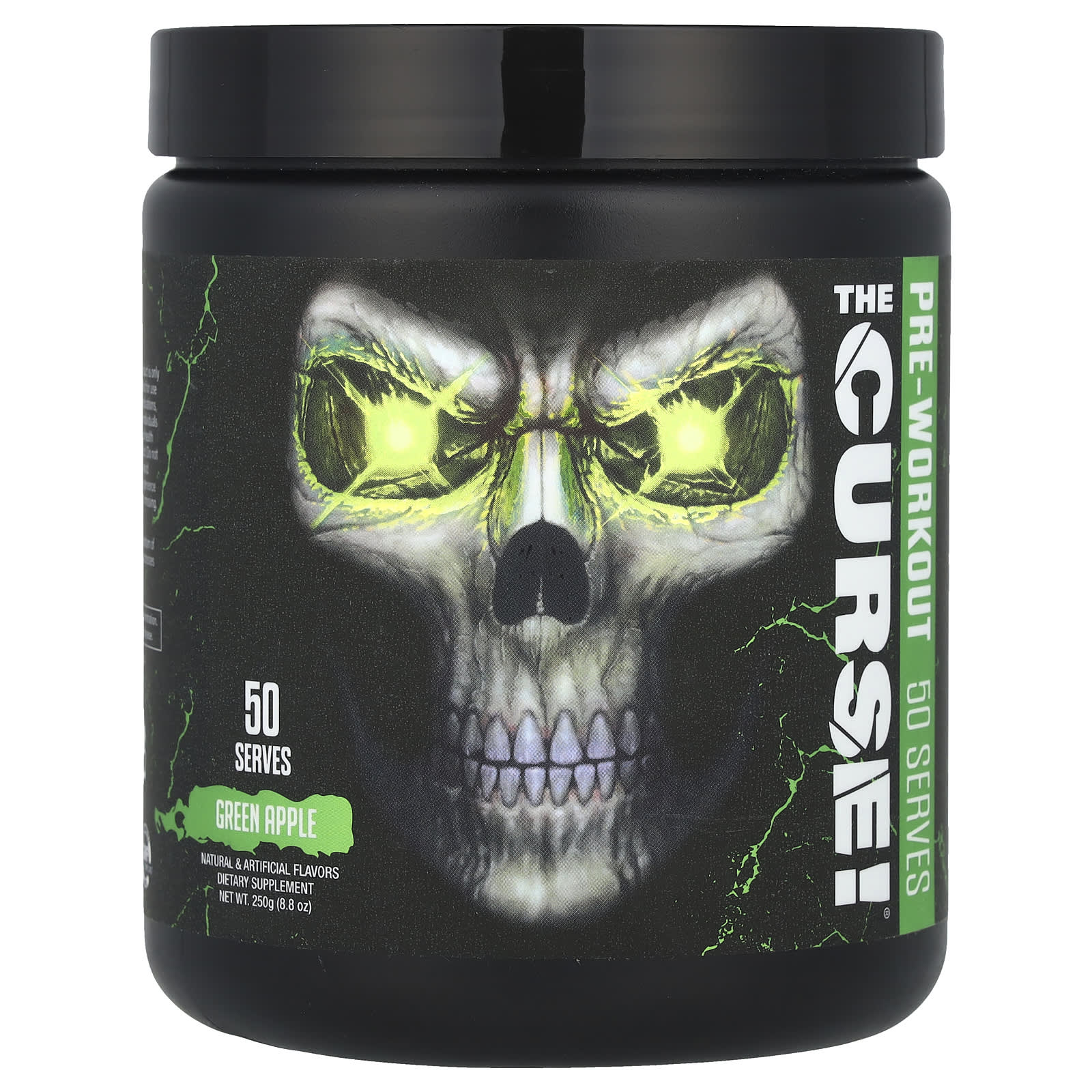 Предтренировочный комплекс JNX Sports The Curse!®, вкус Green Apple, 250 г