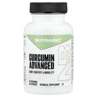 Куркумин NutraBio Advanced, 60 капсул