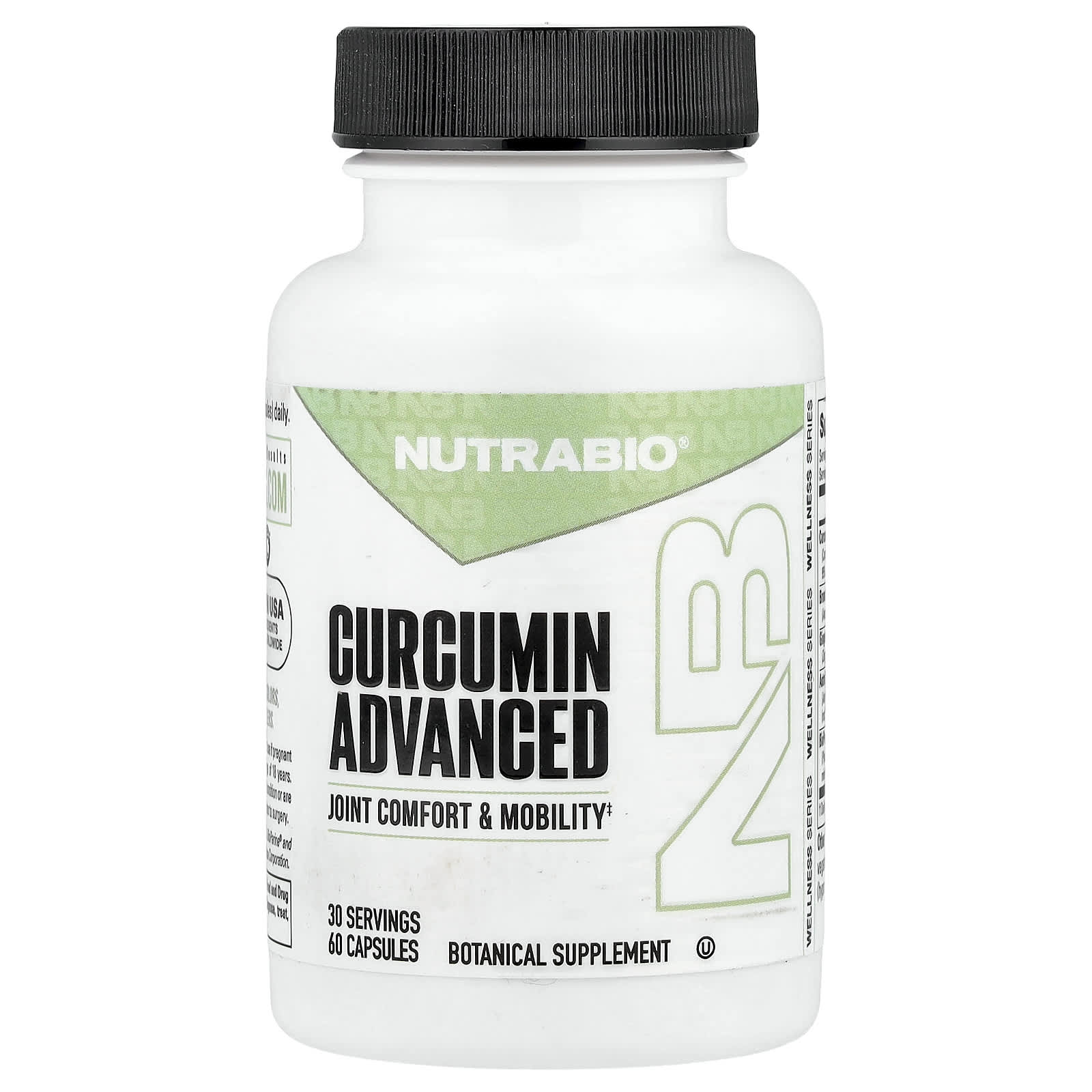 Куркумин NutraBio Advanced, 60 капсул