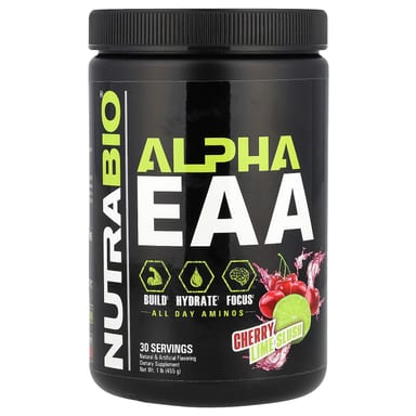 EAA NutraBio Alpha, вкус Cherry Lime Slush, 455 г