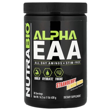 EAA NutraBio Alpha, вкус Strawberry Lemon Bomb, 458 г