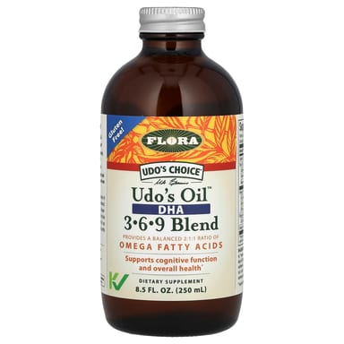 DHA Flora Udo's Choice Udo's Oil, оттенок 6-9 Blend, 250 мл, масло