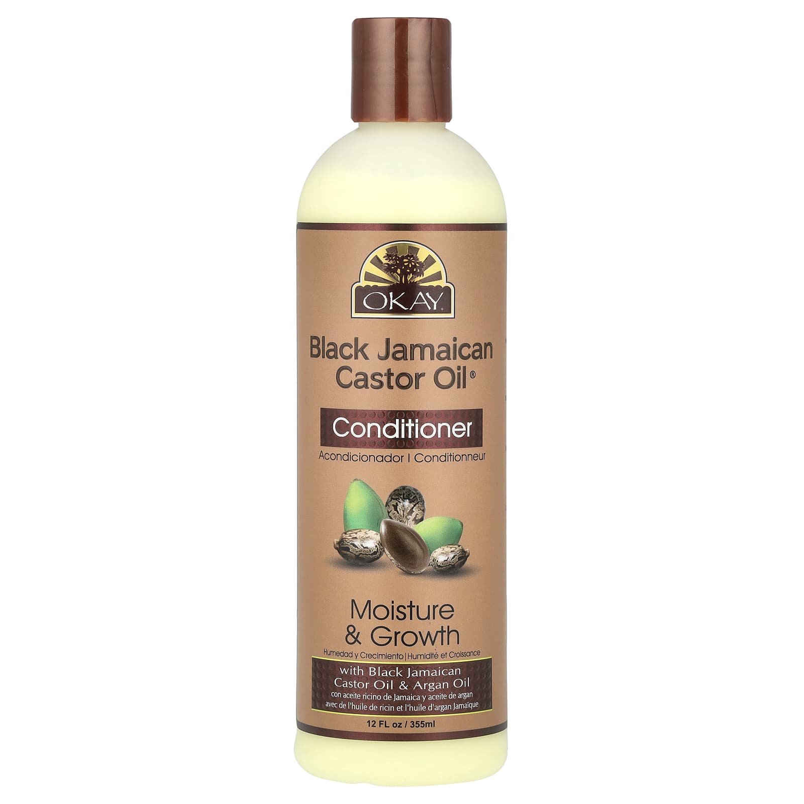 Кондиционер Okay Pure Naturals Black Jamaican Castor Oil®, 355 мл, масло