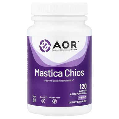 Мастика Хиос Advanced Orthomolecular Research, 120 капсул (400 мг на капсулу)