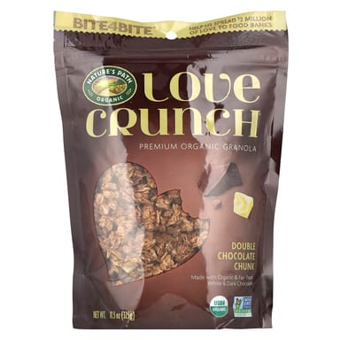 Шоколад Nature's Path Love Crunch® Premium Organic Granola, вкус Double Chocolate Chunk, 325 г