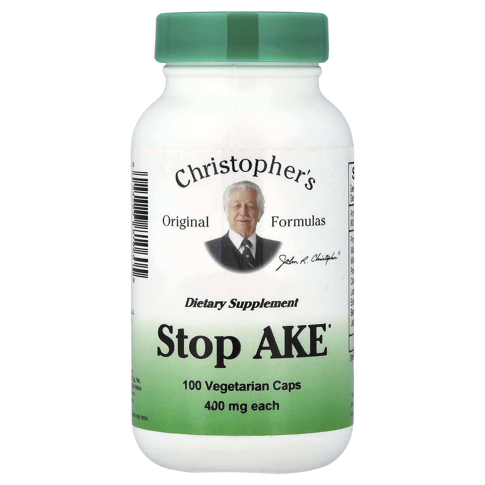 Christopher's Original Formulas, Stop-Ake, 100 Vegetarian Caps