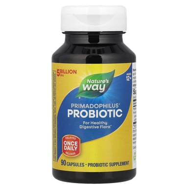 Пробиотик Nature's Way Primadophilus®, для детей от 12 лет, 5 млрд КОЕ, 90 капсул
