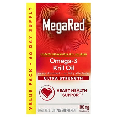 Масло криля Schiff MegaRed®, 1000 мг, 60 мягких капсул