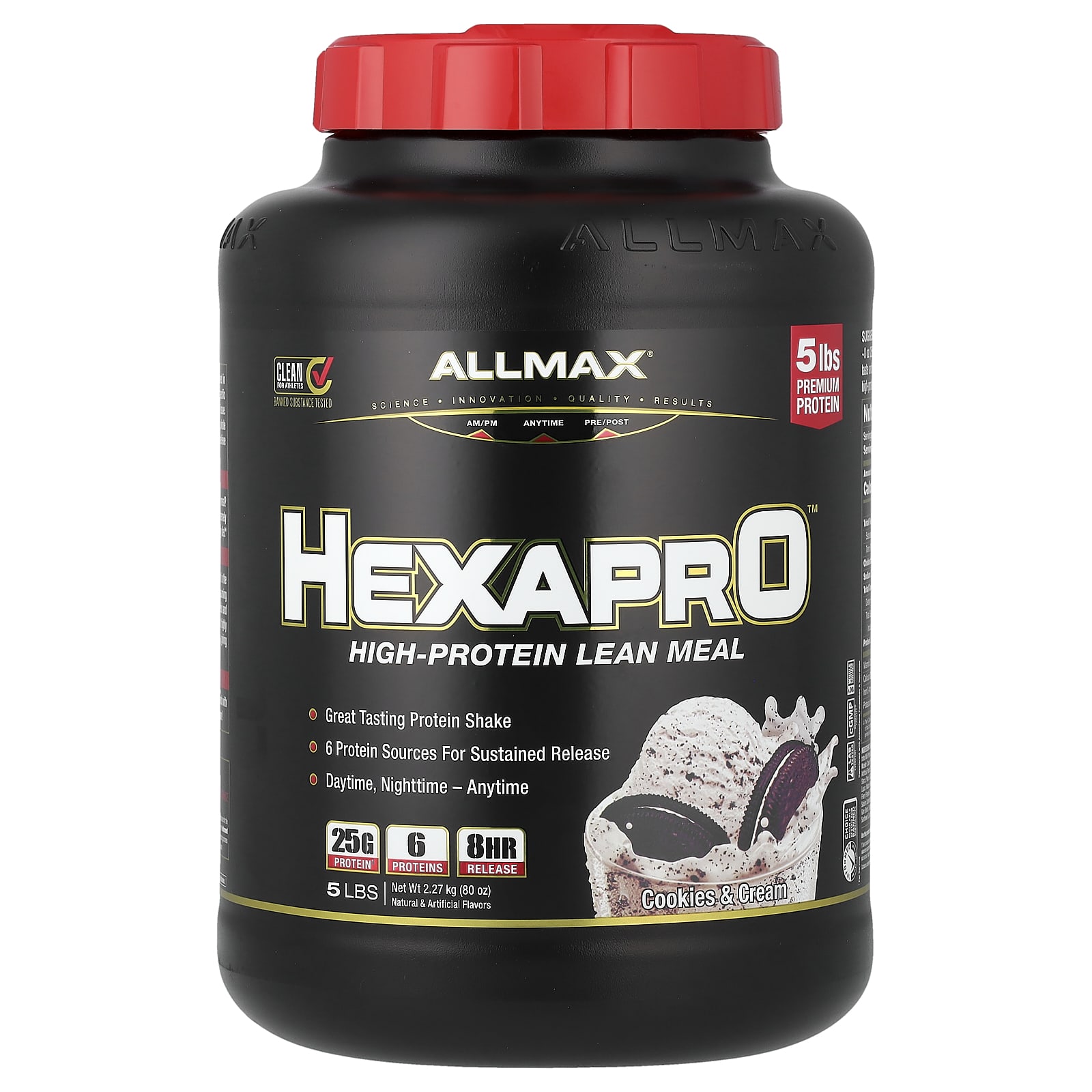 Печенье ALLMAX Hexapro™ High-Protein Lean Meal & Cream, 2.27 кг