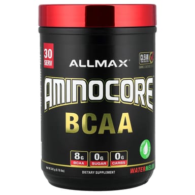BCAA ALLMAX AMINOCORE™, оттенок Watermelon, 345 г