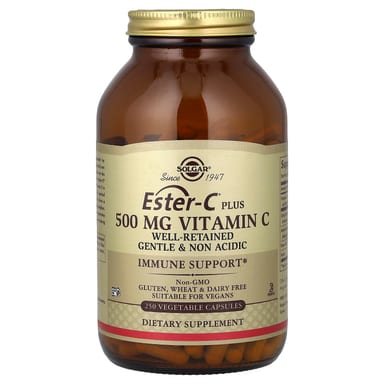 Витамин C Solgar Ester-C® Plus, 500 мг, 250 растительных капсул