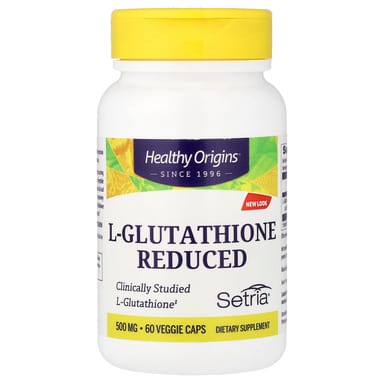 Глутатион Healthy Origins L-, 500 мг, 60 растительных капсул