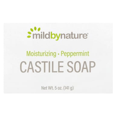 Кастильское мыло Mild By Nature, аромат «перечная мята», 141 г