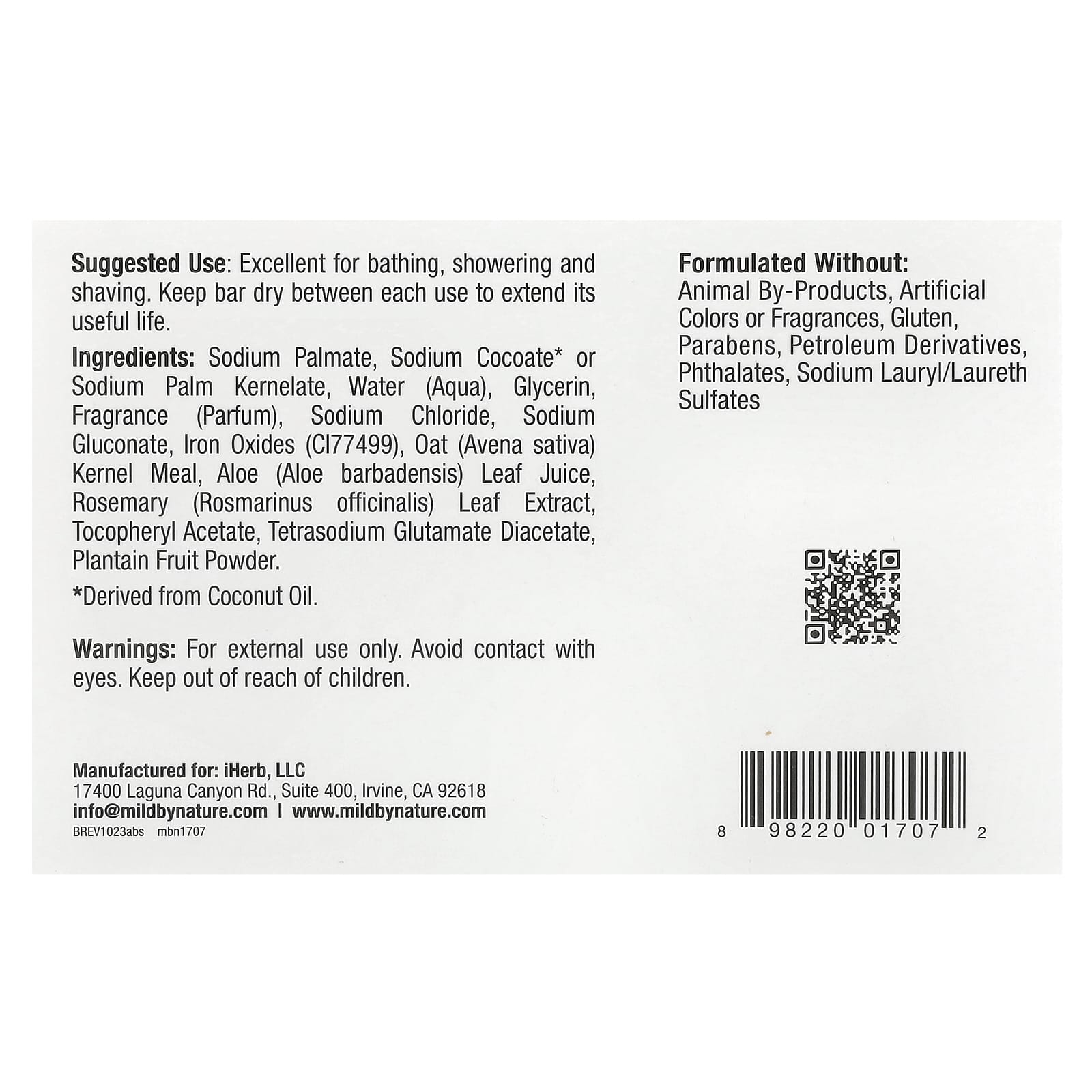 Мыло Mild By Nature African Black Soap, 141 г — фото 3