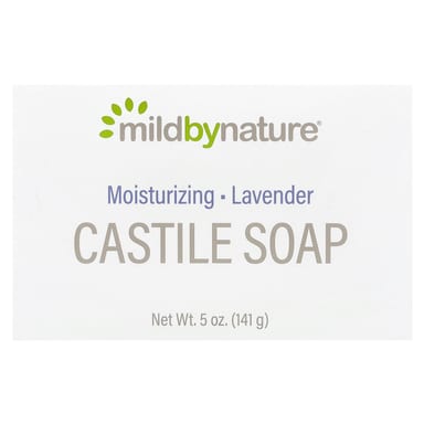 Кастильское мыло Mild By Nature, аромат «лаванда», 141 г