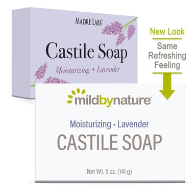 Кастильское мыло Mild By Nature, оттенок Lavender, 141 г
